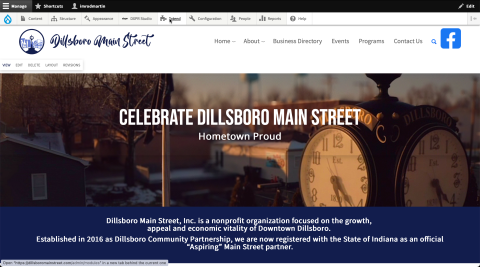 Dillsboro mainstreet site
