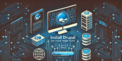 install drupal at a webhost
